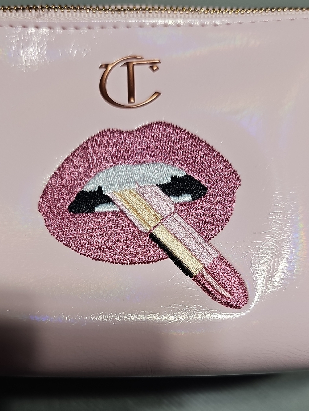 Charlotte Tilbury NWOT Pillow Talk Cosmetics Bag / Nordstrom - Picture 6 of 12